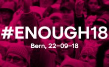 #ENOUGH18 – Nationale Kundgebung für Lohngleichheit und gegen Diskriminierung am 22. September in Bern