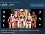 Das Vergewaltigungsspiel «Rape Day» wurde von Steam entfernt
